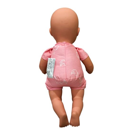 Zapf Creation Baby Girl Doll Vinyl Head Limbs Soft Body Blue Sleepy Eyes 13 Inch - Picture 4 of 7